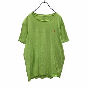 POLO Ralph Lauren 半袖 ロゴ Tシャツ L ライムグリーン オレンジ ポロラルフローレン 古着卸 アメリカ仕入 a507-5210