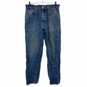 Levi's 550 デニムパンツ W34 リーバイス 90s メキシコ製 リラックスフィット インディゴブルー 古着卸 アメリカ仕入 2307-658