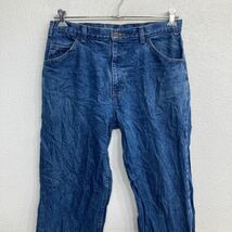 デニムパンツ W34 インディゴ 古着卸 アメリカ仕入 2307-633_画像2