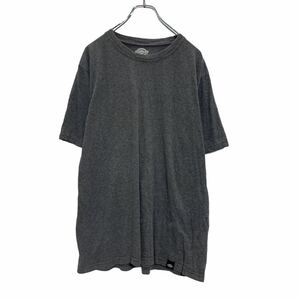 Dickies 半袖 ロゴ Tシャツ L グレー ディッキーズ ワーク ストリート 古着卸 アメリカ仕入 a507-5786