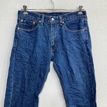 Levi's 505 デニムパンツ W33 リーバイス レギュラーフィット インディゴ 古着卸 アメリカ仕入 2307-704_画像2