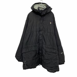 U.S.POLO ASSN. ダウン ジャケット 3X ブラック ユーエスポロアッスン ビッグサイズ 古着卸 アメリカ仕入 a507-5841