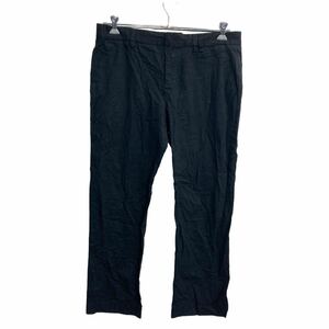 AIROLDI HOMME チノパン W34 ブラック 古着卸 アメリカ仕入 2307-877