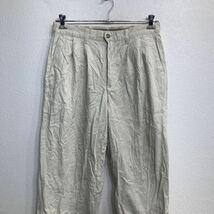 DOCKERS チノパン W34 ドッカーズ タックパンツ W34 ホワイトベージュ メキシコ製 古着卸 アメリカ仕入 2307-880_画像2