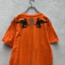 半袖 プリント Tシャツ M オレンジ ウィング 羽 古着卸 アメリカ仕入 a507-6168_画像5