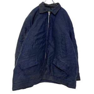 golden fleece 中綿ジャケット 2XL ネイビー ゴールデンフリース ビッグサイズ 60's 70's 古着卸 アメリカ仕入 a507-6312