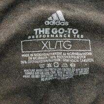 adidas 半袖 プリントTシャツ XL ブラック ホワイト アディダス ロゴ 古着卸 アメリカ仕入 a507-6755_画像9