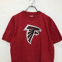 Reebok 半袖 プリントTシャツ M レッド リーボック NFL アメフト スポーツ アトランタファルコンズ 古着卸 アメリカ仕入 a507-6676_画像2