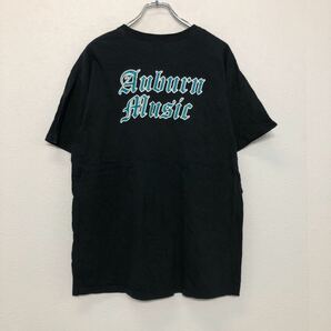 GILDAN 半袖 プリントTシャツ L ブラック グリーン ホワイト ギルダン 鳥 ト音記号 バックプリント 古着卸 アメリカ仕入 a507-6757の画像4