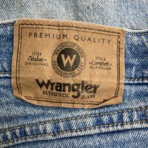 Wrangler デニムパンツ W36 ラングラー レギュラーフィット ビッグサイズ ブルー 古着卸 アメリカ仕入 2307-1173_画像9