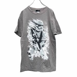 STAR WARS 半袖 プリントTシャツ Mサイズ ストームトルーパー キャラ グレー 古着卸 アメリカ仕入 a507-6806