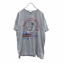 GILDAN 半袖 プリントTシャツ Mサイズ ギルダン 灰色 グレー 古着卸 アメリカ仕入 a507-6799_画像1