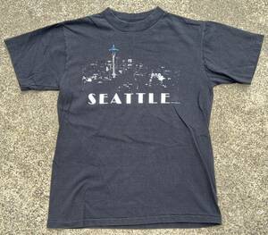 ビンテージ SEATTLE シアトル　Tシャツ◆Mサイズ◆USA製◆1989年製◆肉厚コットン◆USA購入