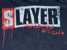 ビンテージ SLAYER スレイヤー　Tシャツ◆1990’s◆USA製◆ダメージ品◆オリジナル◆当時物◆USA購入_画像5