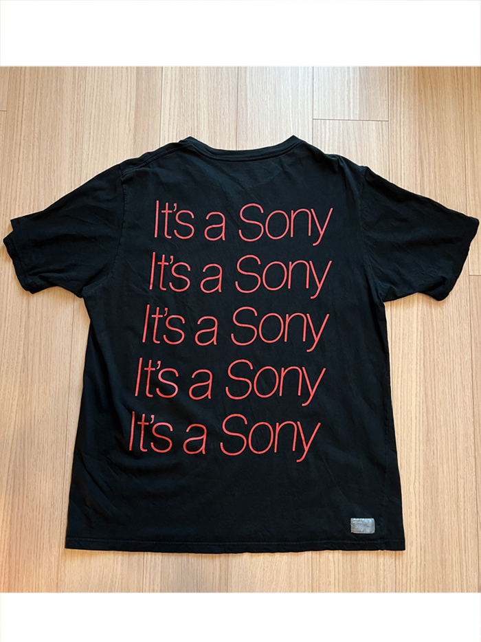 Sony vintage T-shirt ソニー 企業 ビンテージ 当時物 XL-