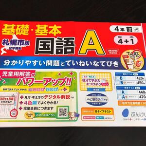 0999 基礎基本国語A ４年 文溪堂 非売品 小学 ドリル 問題集 テスト用紙 教材 テキスト 解答 家庭学習 計算 漢字 過去問 ワーク 文章