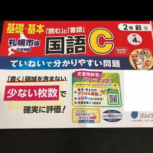 1041 基礎基本国語C ２年 文溪堂 非売品 小学 ドリル 問題集 テスト用紙 教材 テキスト 解答 家庭学習 計算 漢字 過去問 ワーク 文章