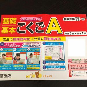 1060 基礎基本こくごA ２年 青葉出版 非売品 小学 ドリル 問題集 テスト用紙 教材 テキスト 解答 家庭学習 国語 漢字 過去問 ワーク 文章