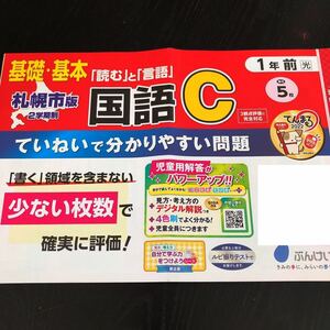 1092 基礎基本国語C １年 文溪堂 非売品 小学 ドリル 問題集 テスト用紙 教材 テキスト 解答 家庭学習 計算 漢字 過去問 ワーク 文章