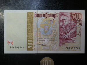  Portugal 1997 year 500Escudos unused p-187