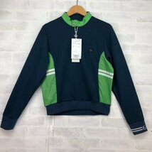 Sergio Tacchini セルジオタッキーニ タグ付き イタリア製 長袖 スウェット ハーフジップ SIZE:S ネイビー MH632023072103_画像1