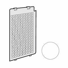 シャープ部品：後ろパネル＜ホワイト系＞/2801580637加湿空気清浄機用