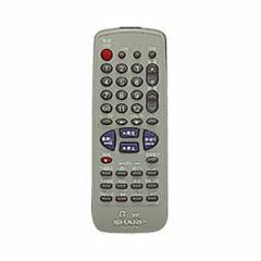 シャープ部品：リモコン/0026381182テレビデオ用〔125g-4〕〔メール便対応可〕