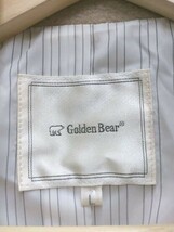 Golden Bear ゴールデンベア コート 長袖 ウール混 ダブルボタン 無地 裏地ストライプ Lサイズ ベージュ レディース 1305000002870_画像4