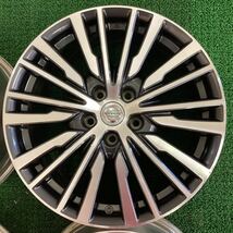 ニッサン E52 エルグランド 純正アルミホイール18×7.5J+55 114.3-5H 中古品4本_画像4