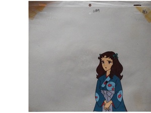 なつかしの少女アニメ　大和和紀さん原作「はいからさんが通る」◇主人公の親友・北小路環のセル画です　