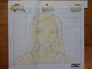 na.... beautiful young lady SF anime . island regular . san original work [ Tenchi Muyo GXP] ⑬ drill ko. layout 2 sheets. 