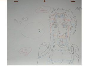 na.... beautiful young lady SF anime . island regular . san original work [ Tenchi Muyo GXP] ③. member clothes. drill  considering .ryo-ko. original picture + animation *13 sheets. 