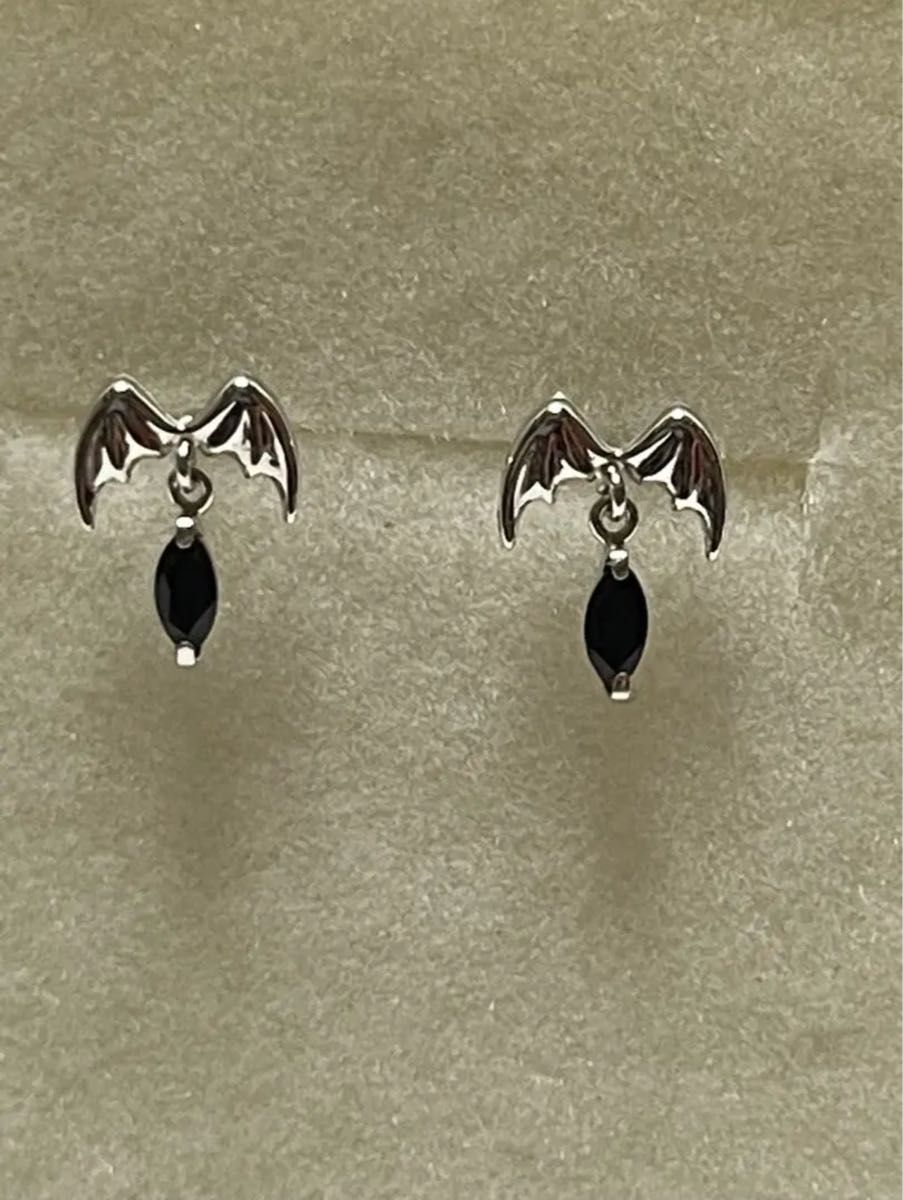 102 ニップルピアス ハートデビル ピアス 14G 左右セット 2個セット