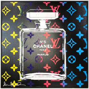 【SHIN】シェーン・ボーデン「LV Sunset」ジクレープリント　額装　状態良好　現代アート　SHANE BOWDEN 希少