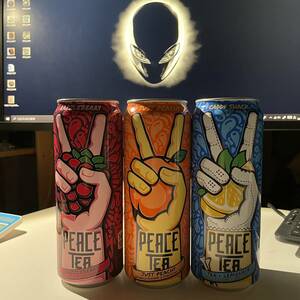 【日本未上陸】PEACE TEA ピースティ 3本パック ピーチ ラズベリー レモネード ジュース アリゾナ グリーンティ USDM HDM 4