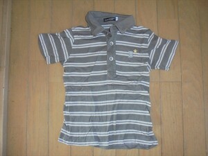  Bebe BEBE* gray. border. put on ... short sleeves shirt *120