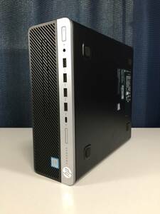 Hp Prodesk 600 G4・Intel Core i5-8世代・8GBメモリ・256GB NVMe+500GB HDD・DVDRW・Win11・通常起動品。