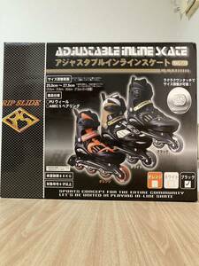 中古　RIP SLIDE アジャスタブルインラインスケート ブラック