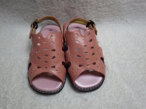  новый товар *MISATO MIKI* мужчина девочка сандалии 15cm розовый @KF1202