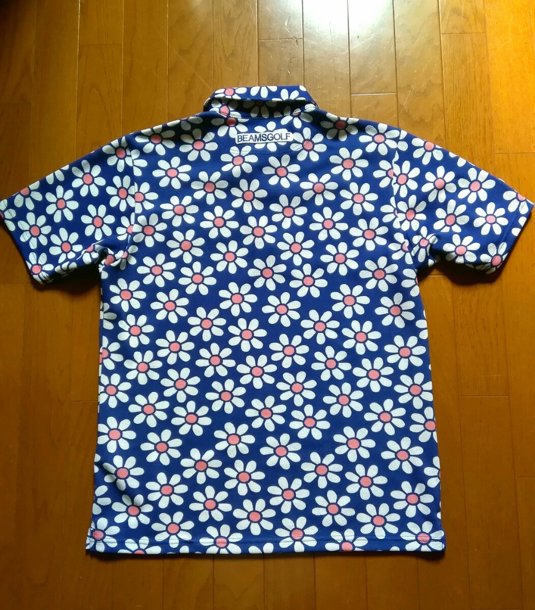 ビームスゴルフ花柄半袖シャツL | JChere雅虎拍卖代购