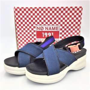 NO NAME ノーネーム サンダル CONCRETE 91824-NAVY 24.5cm 美品