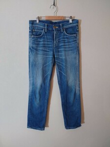 Lee Lee pre органический хлопок Heritage Edition конический джинсы roll выше The Boy Friend джинсы женский XS размер 
