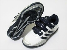 adidas ADIZERO 野球 スパイク ジュニア ベルクロ 白 紺 21cm アディダス アディゼロ スタビル ポイント ロー AC eg2397_画像1