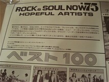 ポスター★THE BEATLES ビートルズ／裏面は東芝EMIのROCK&SOUL NOW '75 ★A1サイズ★経年保管品_画像5