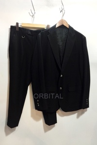 代官山)SOPHNET. ソフ 22AW 2BUTTON BLAZER CROPPED TAPERED SLIM FIT SLACKS セットアップ ブラック M SOPH-220011 SOPH-220012