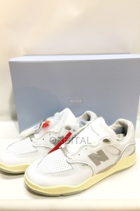 代官山)ニューバランス × ローン NEW BALANCE × RONE 23SS NM1010RO スニーカー ホワイト×グレー サイズ27.5cm 未使用