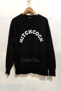  fee . mountain )UNDERCOVER undercover 22AW SWEAT HITCHCOCK Logo sweat sweatshirt black size 2