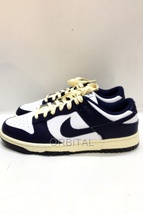 代官山)NIKE ナイキ WMNS DUNK LOW Vintage Navy DD1503-115 ダンクロー ヴィンテージネイビー 27.5cm 美品_画像4