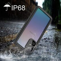 Galaxy S20 5G 防水ケース 指紋認証対応・Qi充電対応 防水 防雪 防塵 耐震 IP68防水規格 超軽量SC-51A au SCG01 ギャラクシーs20 _画像5