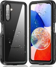 Galaxy A14 5G 防水ケース カバー 完全防水 指紋認証 タッチ可 防塵 防雪 水中撮影 超軽量 薄型 ワイヤレス充電 保護カバー_画像1